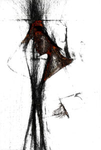 Woman With White Bathrobe
